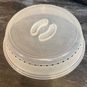 Clear Plastic Microwave Cover